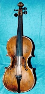 Alamo violin after repair